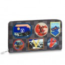 Louis Vuitton Zippy Organizer Damier Graphite Patches N60153