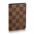 Louis Vuitton N63166 Pocket Organizer Damier Ebene Canvas