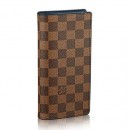 Louis Vuitton N63168 Brazza Wallet Damier Ebene Canvas