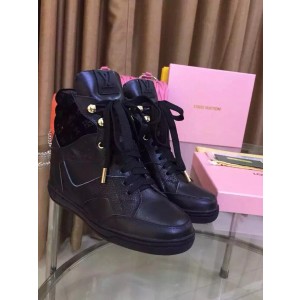 Louis Vuttion Cliff Calfskin Top Sneaker Black 2015 (GD4032-092440 )