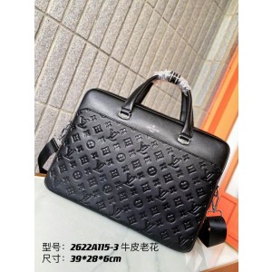 Louis Vuitton Bags Men LV briefcase 115-3 39X28X6cm XM 2colour