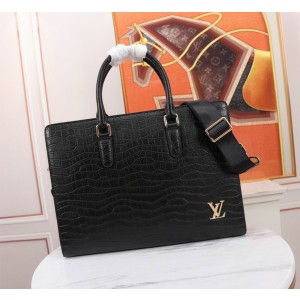 Louis Vuitton Bags Men LV briefcase 8384-1 39X29X7cm WP 2colour-1