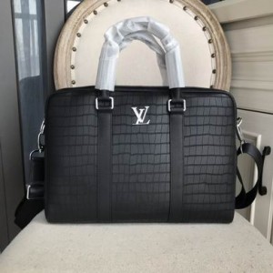 Louis Vuitton Bags Men LV briefcase 9848-1 39X28X7cm XM