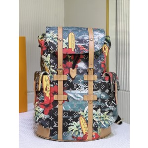 Louis Vuitton Backpack Monogram Surfin canvas Christopher MM M24996 38x44x12.5cm ss