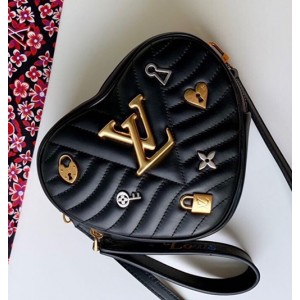 Louis Vuitton Love Lock New Wave Heart Bag M52796 Black 2019 (KD-9021308 )