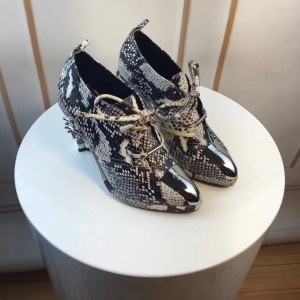 Louis Vuitton Snake Veins Lambskin Lace-up Pump 2016  (GD5033-6092036 )