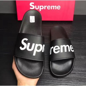 Louis Vuitton X Supreme Mules Sandals For Men Black 2017 (DH-7070757 )