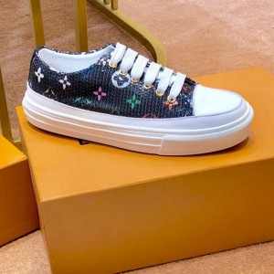 Louis Vuitton Stellar Sequin Sneaker Black 2019 (SIYA-9042475 )