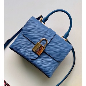 Louis Vuitton Locky BB Top Handle Bag in Epi Leather M52880 Blue 2019 (KD-9021418 )