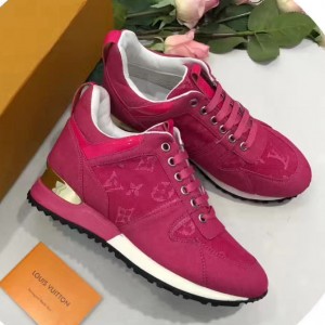 Louis Vuitton Run Away Sneaker Denim Canvas Rosy 2017 (GD5023-7080714 )