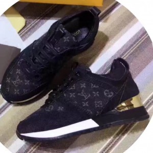 Louis Vuitton Run Away Sneaker Denim Canvas Black 2017 (GD5023-7080717 )