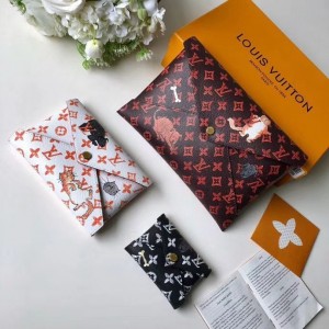 Louis Vuitton Catogram Canvas Pochette Alpha Triple M44177 Brown/White/Black 2019 (TINO-8122525 )