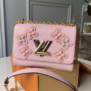 Louis Vuitton Flower Twist MM in Epi Leather M53851 Pink 2019 (KD-9042613 )
