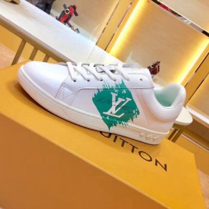 Louis Vuitton Luxembourg Sneaker 1A4OF6 White/Green 2019(For Woman and Man) (SIYA-9030847 )