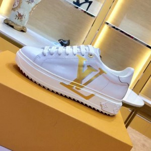Louis Vuitton Time Out LV Sneaker 1A4VV8 White/Gold 2019 (SIYA-9030850 )