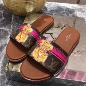 Louis Vuitton Monogram Canvas Lock It Flat Mule 1A43E8 2018 (GD5023-8042116 )