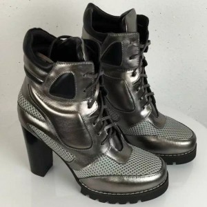Louis Vuitton Digital Gate Ankle Boot 1A26KU Silver 2016 (GD5033-6102014 )
