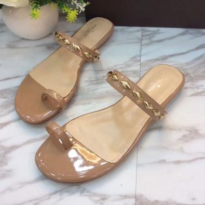 Louis Vuitton Unchain Thong Sandal Nude 2017 (LG-7020628 )