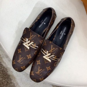 Louis Vuitton Upper Case Flat Loafer 1A4EW3 Monogram Canvas 2019 (HZJ-9040832 )