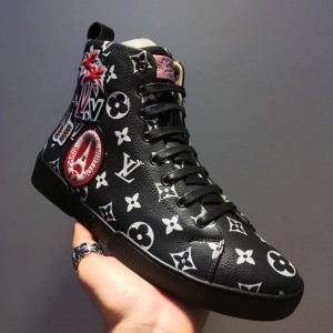 Louis Vuitton World Tour Sneaker Boot 1A2R4V For Men Black 2017 (JQB-7091837 )