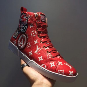 Louis Vuitton World Tour Sneaker Boot 1A2R4V For Men Red 2017 (JQB-7091838 )