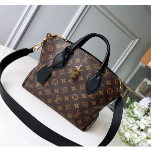 Louis Vuitton Flower Zipped Tote BB in Monogram Canvas M44351 Black 2019 (KD-9030602 )