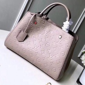 Louis Vuitton Monogram Empreinte Leather Montaigne MM Bag M41048 Vison 2019 (F-9010901 )