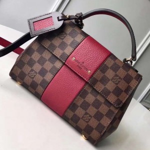 Louis Vuitton Damier Ebene Canvas Boud Street BB Bag Fuchsia N41703 2019 (F-9012106 )