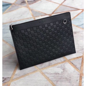 Louis Vuitton Damier Graphite Canvas DISCOVERY POCHETTE N41696 Black