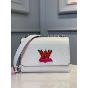Louis Vuitton Epi Leather TWIST MM M50280 white