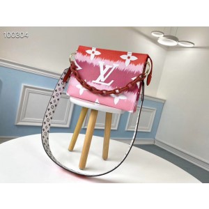 Louis Vuitton Monogram Canvas Original Leather M68137 red