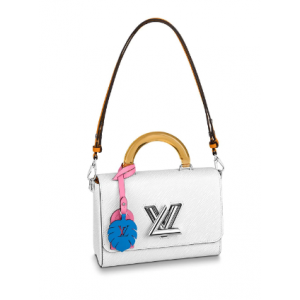 Louis vuitton original TWIST Medium tote bag M56132 white