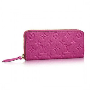 Louis Vuitton M61568 Clemence Wallet Monogram Empreinte Leather