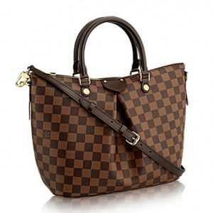 Louis Vuitton N41545 Siena PM Tote Bag Damier Ebene Canvas