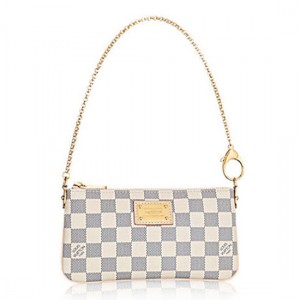 Louis Vuitton N60027 Pochette Milla MM Damier Azur Canvas