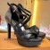 Louis Vuitton Monogram Calfskin Platform Heel Sandals Black/Coffee 2019 (1054-9062508 )