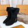 Louis Vuitton Black Suede Snow Boot With Wool 2018 (GD1054-8121052 )