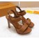 Louis Vuitton New Wave Heel Sandals Brown 2019 (KER-9022531 )
