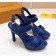 Louis Vuitton New Wave Heel Sandals Blue 2019 (KER-9022533 )
