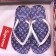 Louis Vuitton x Supreme Thong Sandal Blue 2017 (SZ3040-7060520 )