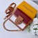 Louis Vuitton Grained Calfskin Dauphine PM Bag M44398 Burgundy/White 2019 (TINO-8122010 )