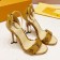 Louis Vuitton Silhouette Monogram Flower Shaped Heel Sandals Yellow 2019 (1050-9051537 )