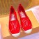 Louis Vuitton Seashore Oversize LV Flat Espadrilles 1A4VZK Red 2019 (1054-9051552 )