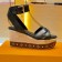 Louis Vuitton Leather Wedge Espadrilles Sandals Black 2019 (1054-9051563 )