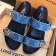 Louis Vuitton Bom Dia Denim Monogram Flat Sandals 1A4WJK Blue 2019 (CSBL-9070440 )