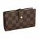 Louis Vuitton N61674 French Purse Damier Ebene Canvas