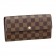 Louis Vuitton N61734 Sarah Wallet Damier Ebene Canvas