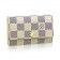 Louis Vuitton N61745 6 Key Holder Damier Azur Canvas