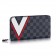 Louis Vuitton N64013 Zippy Organiser Damier Cobalt Canvas