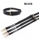 Louis Vuitton Black Strap Adjustable 105cm - 120cm Width 1.2cm 1.5cm 1.8cm